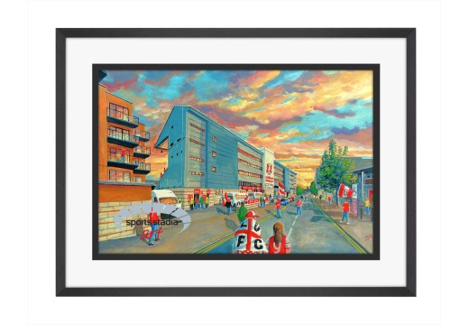 Brisbane Road Stadium 'Going to the Match' Fine Art Print - Leyton Orient FC Brisbane Road Stadium 'Going to the Match' Fine Art Print - Leyton Orient FC